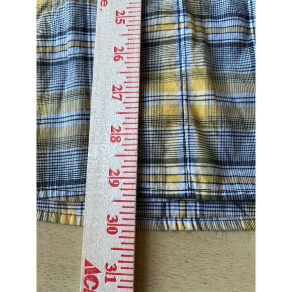 Vintage Cowboy Retro Plaid Shirt Throwback Western Button Down Patches Hipster M - Picture 10 of 13